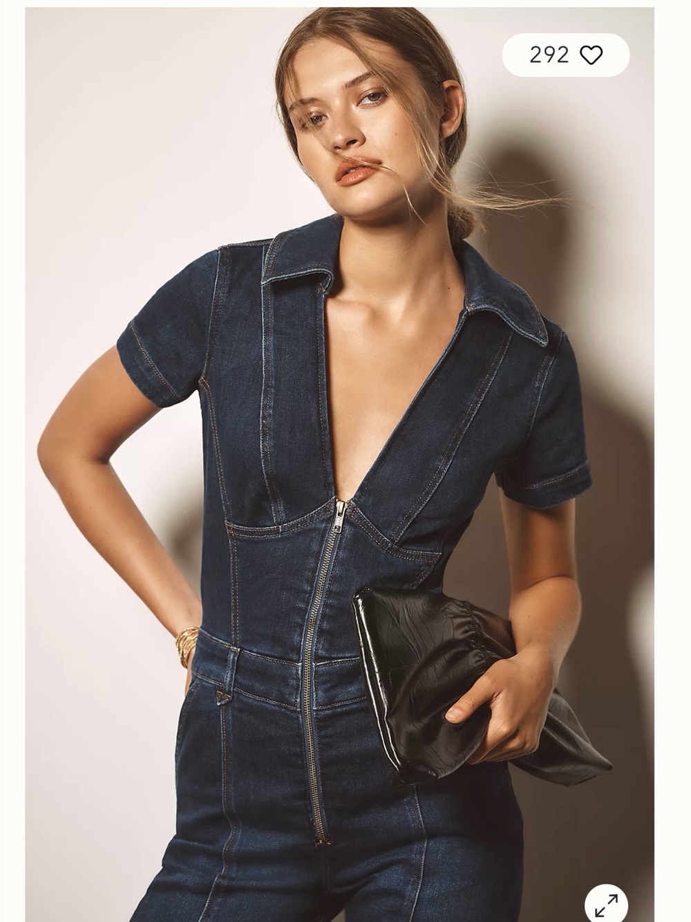 Pilcro Slim Flared Overalls by Anthropologie - Picture 12 of 14